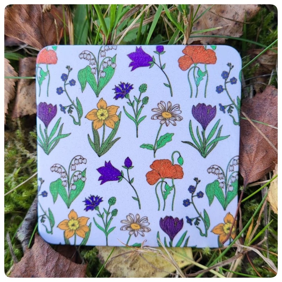 Magnetka květiny a louka