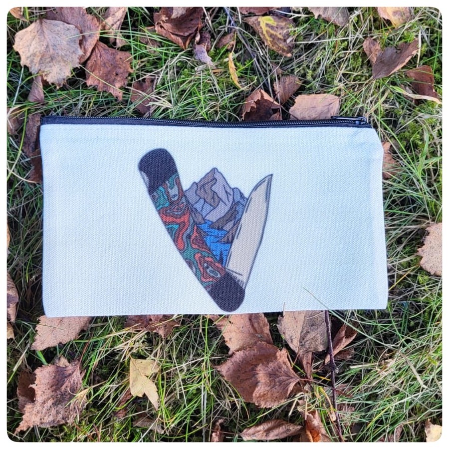 Taštička nůž a hory