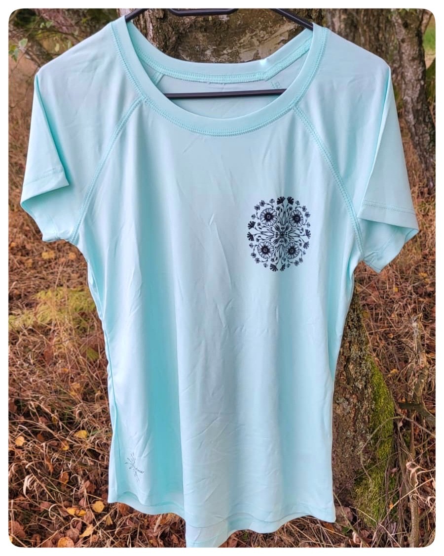 tričko světlé modré