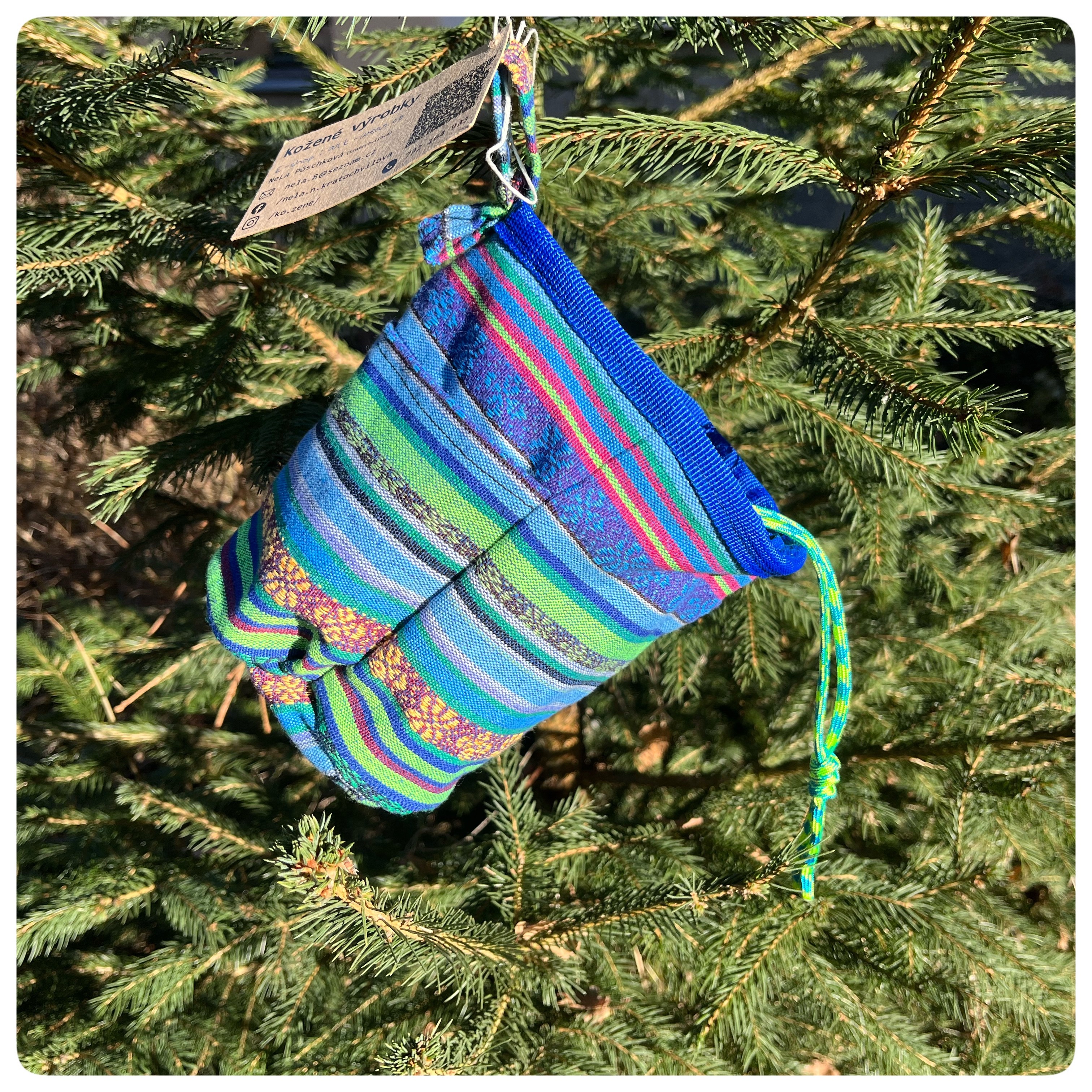 pytlik na magnesium modrý